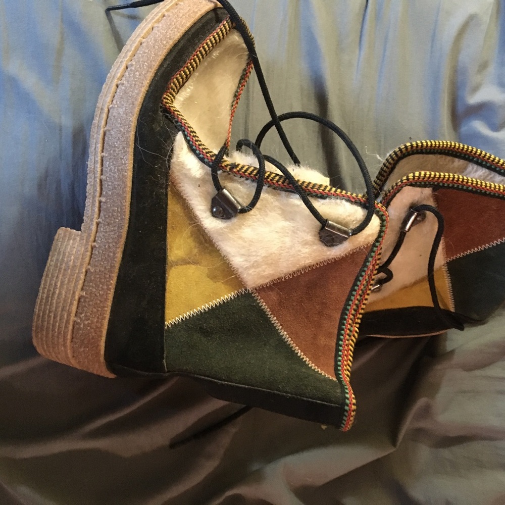 Beautiful Patchwork boots!